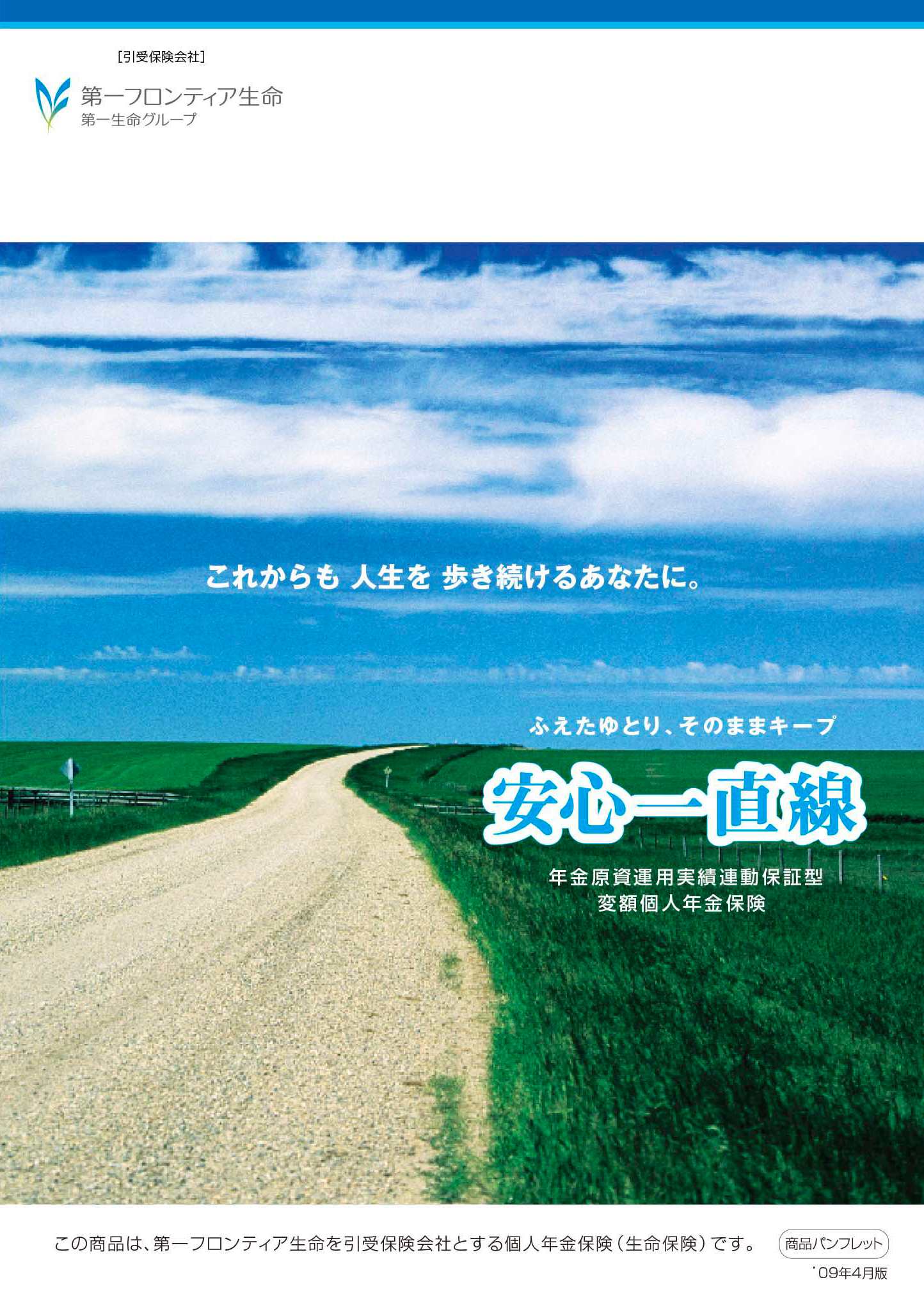 安心一直線　パンフレット表紙画像