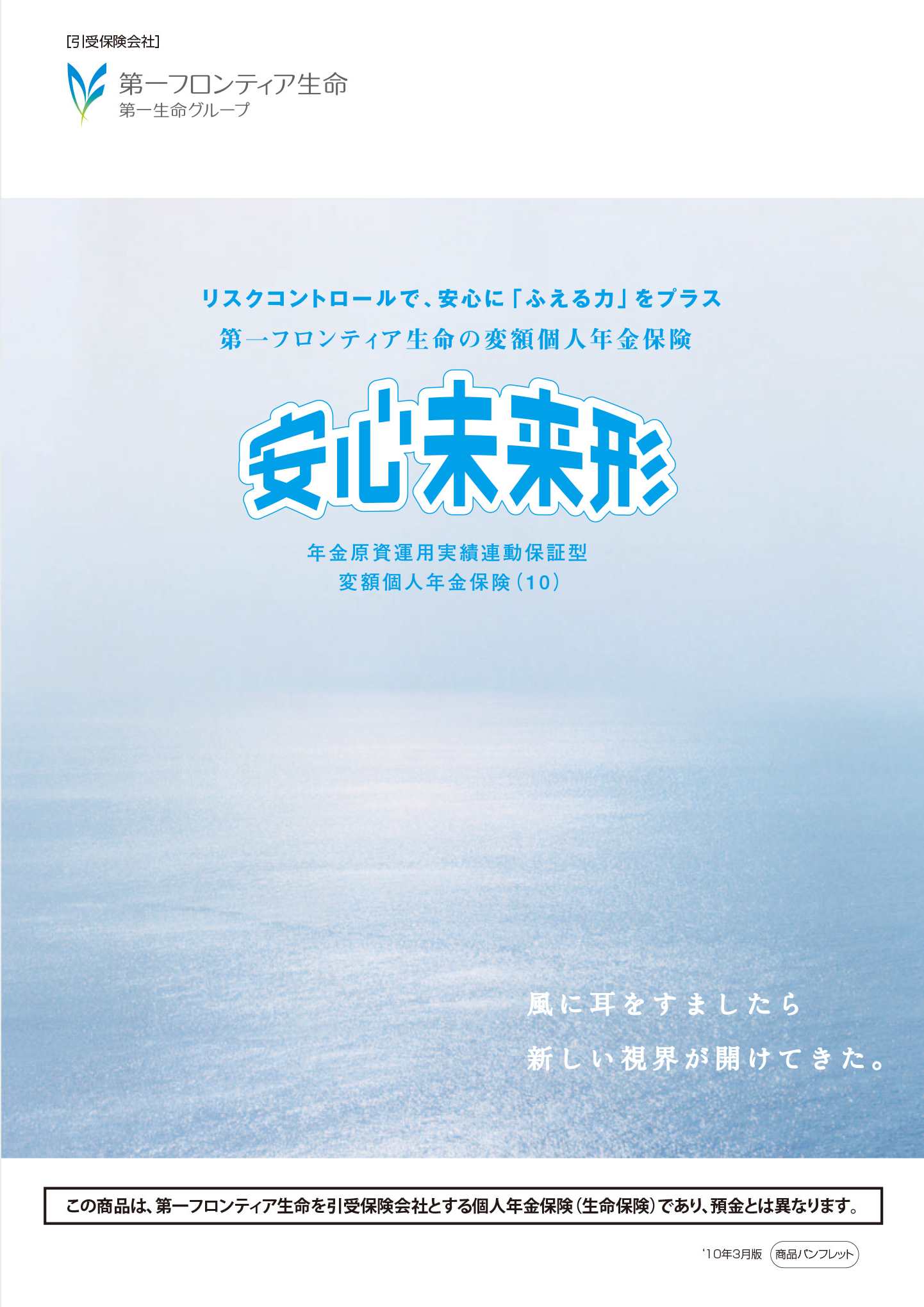 安心未来形　パンフレット表紙画像