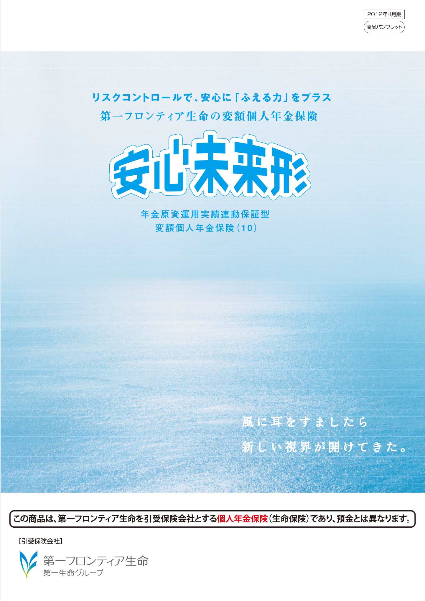 安心未来形　　パンフレット表紙画像