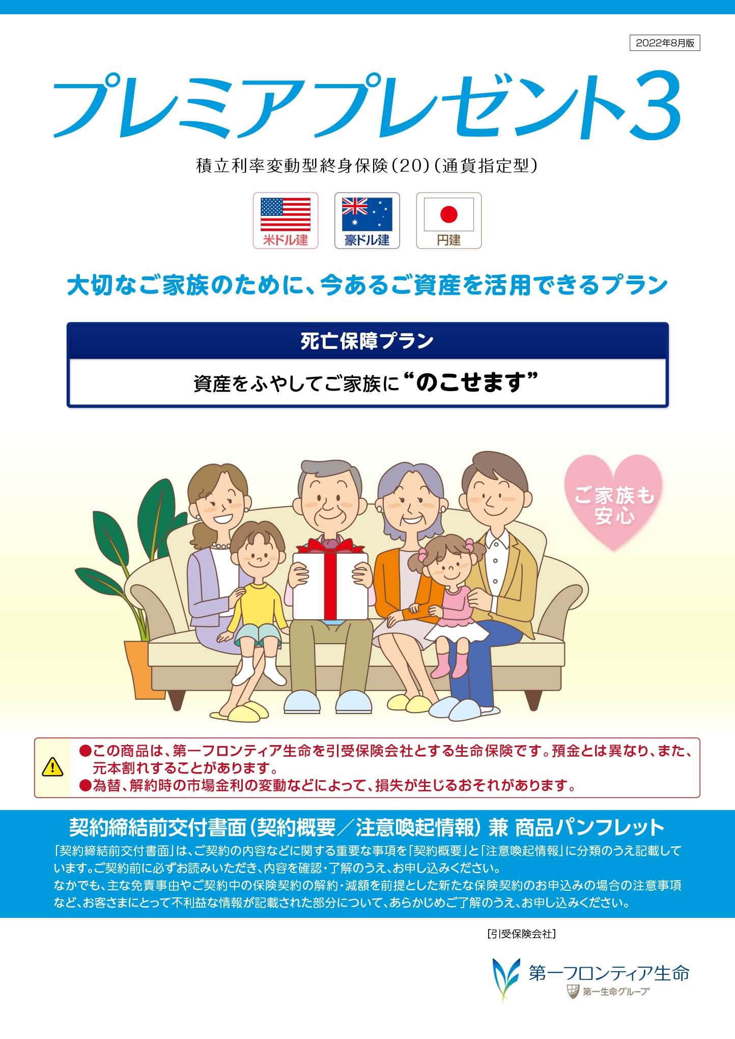 プレミアプレゼント２　パンフレット表紙画像